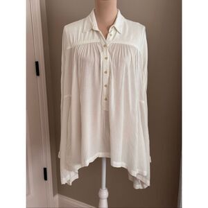 Free People Lovey Day Oversized Shirt